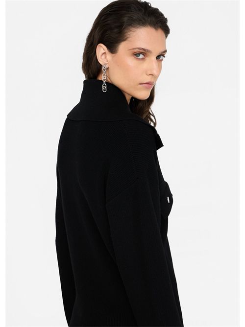 Maglia con maxi collo LIU JO | MF5373MS99E/22222